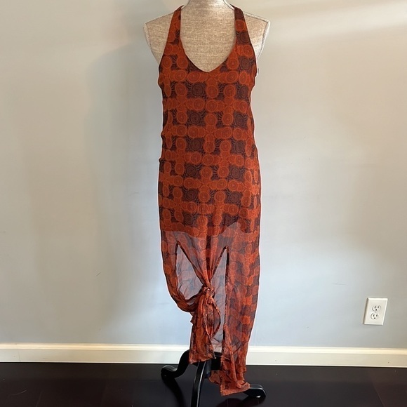 RVCA maxi dress. Slip from the top to the knees.  Size S.  Hippie boho vibes - Picture 2 of 6